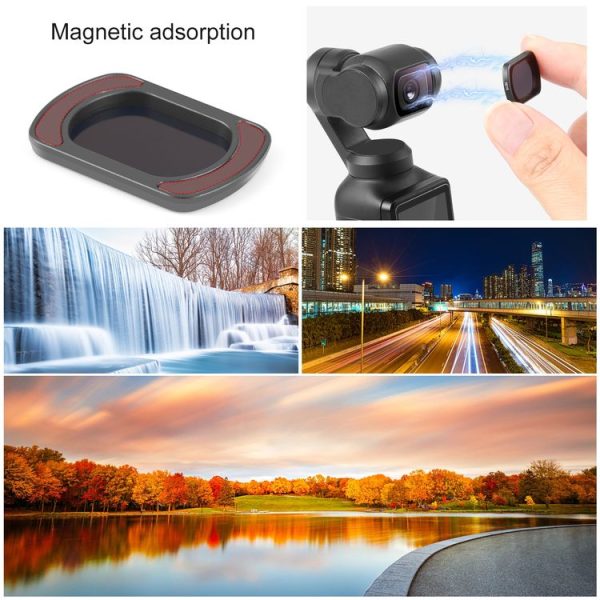 DJI Osmo Pocket 3 PULUZ Magnetic ND16 Camera Lens Filter - Image 9