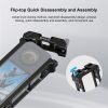 Insta360 X4 PULUZ Metal Protective Cage Rig Housing Frame with Expand Cold Shoe Base & Tripod Adapter (Black) - Image 7
