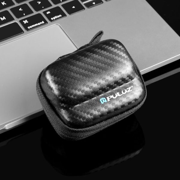 Insta360 GO 3 / GO 3S PULUZ Mini Body Bag Portable Carbon Fiber EVA Storage Bag (Black) - Image 8