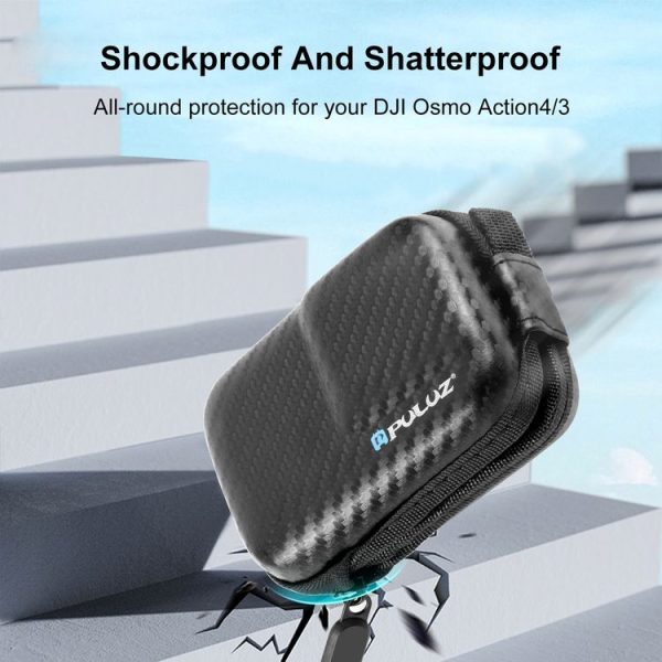 DJI Osmo Action 5 Pro / 4 / 3 PULUZ Mini Body Bag Portable EVA Storage Bag (Black) - Image 6