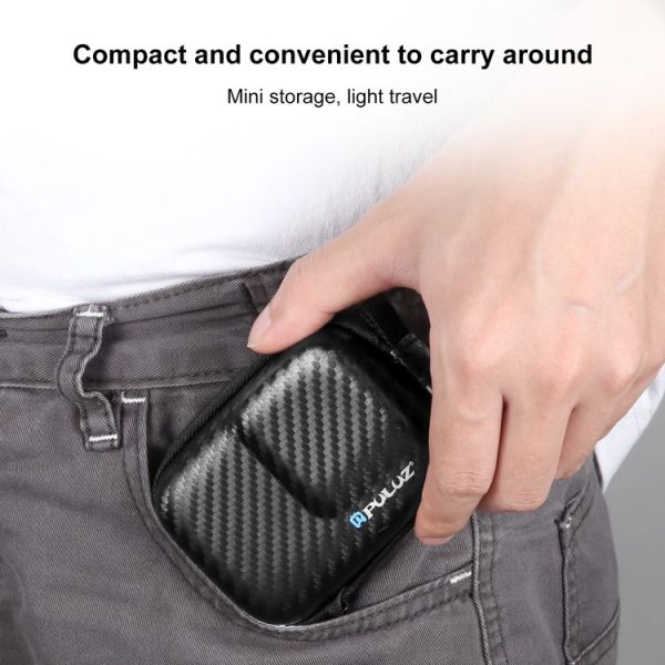 DJI Osmo Action 5 Pro / 4 / 3 PULUZ Mini Body Bag Portable EVA Storage Bag (Black) - Image 7