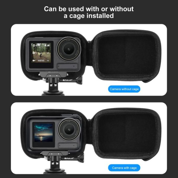 DJI Osmo Action 5 Pro / 4 / 3 PULUZ Mini Body Bag Portable EVA Storage Bag (Black) - Image 8