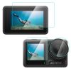 DJI Osmo Action 4 PULUZ 3-in-1 Lens Front and Back Screen Tempered Glass Explosion-proof Film (Transparent)