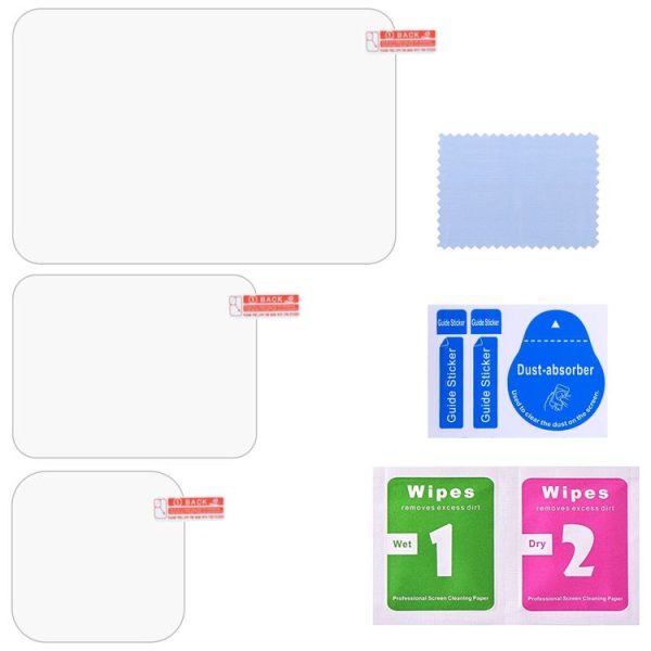 GoPro HERO13 Black PULUZ 3 in 1 Lens and Front Back Screen 9H 2.5D Tempered Glass Film (Transparent) - Image 6