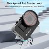 Insta360 Ace Pro / Ace PULUZ Metal Cage Adapter Frame with 52mm UV Filter & Adapter Ring (Black) - Image 10