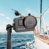 Insta360 Ace Pro / Ace PULUZ Metal Cage Adapter Frame with 52mm UV Filter & Adapter Ring (Black) - Image 11