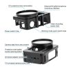 Insta360 Ace Pro / Ace PULUZ Metal Cage Adapter Frame with 52mm UV Filter & Adapter Ring (Black) - Image 5
