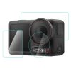 DJI Osmo Action 5 Pro PULUZ 3-in-1 Lens Front and Back Screen Tempered Glass Explosion-proof Film (Transparent) - Image 2