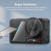 DJI Osmo Action 5 Pro PULUZ 3-in-1 Lens Front and Back Screen Tempered Glass Explosion-proof Film (Transparent) - Image 5