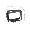 Insta360 Ace Pro PULUZ Plastic Cage Expansion Adapter Frame with Cold Shoe Base (Black) - Image 4