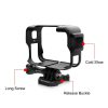 Insta360 Ace Pro PULUZ Plastic Cage Expansion Adapter Frame with Cold Shoe Base (Black) - Image 5