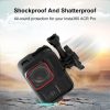 Insta360 Ace Pro PULUZ Plastic Cage Expansion Adapter Frame with Cold Shoe Base (Black) - Image 7