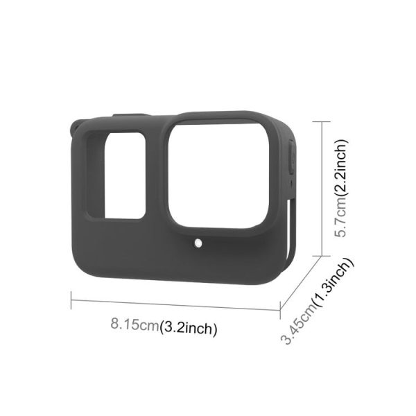 Insta360 Ace Pro PULUZ Body Silicone Protective Case with Lens Cap (Black) - Image 4