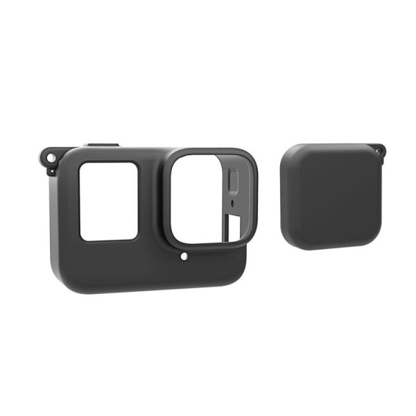 Insta360 Ace Pro PULUZ Body Silicone Protective Case with Lens Cap (Black) - Image 9
