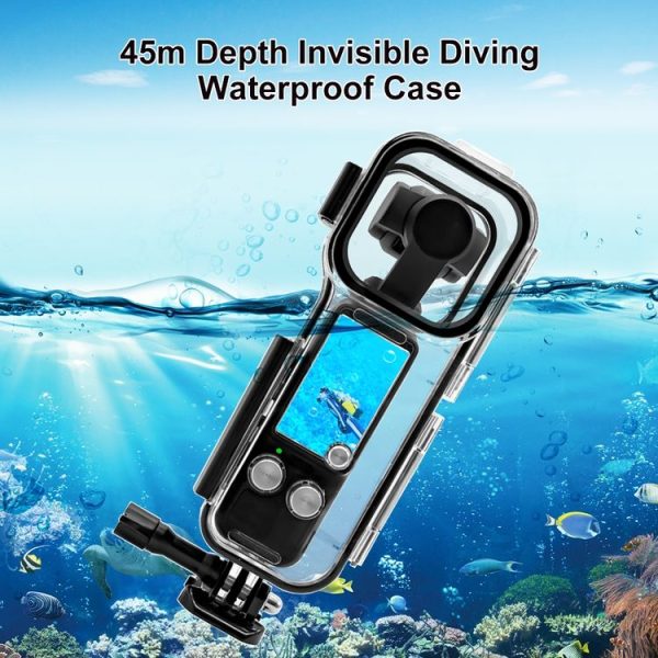 DJI Osmo Pocket 3 PULUZ 45m Underwater Waterproof Housing Diving Case (Transparent) - Image 2