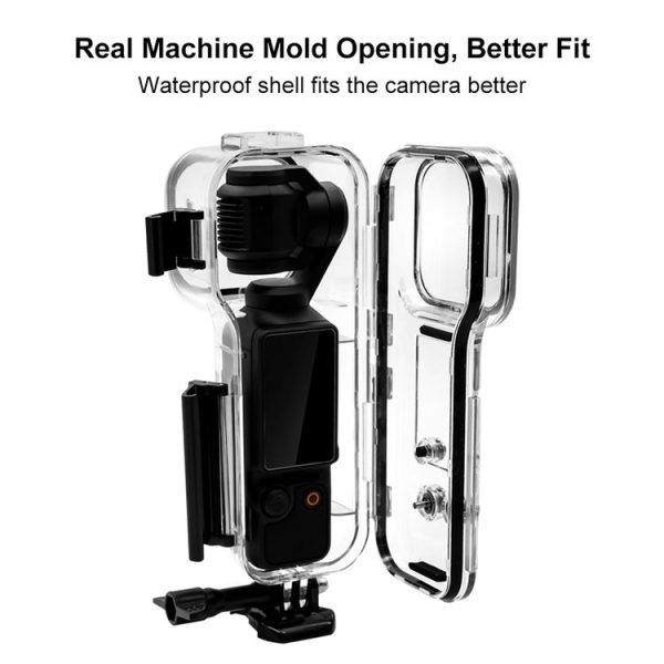 DJI Osmo Pocket 3 PULUZ 45m Underwater Waterproof Housing Diving Case (Transparent) - Image 5