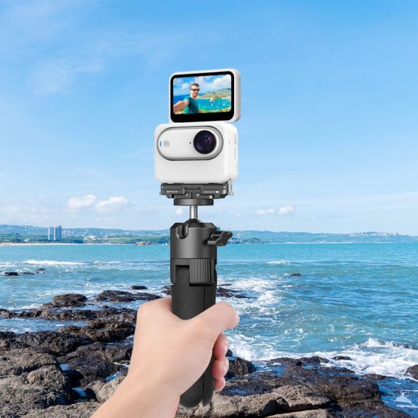 Insta360 GO3 / GO 3S PULUZ Magnetic Aluminum Alloy Quick Release Base Mount (Black) - Image 10