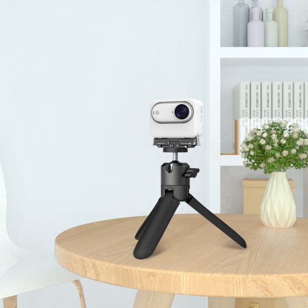 Insta360 GO3 / GO 3S PULUZ Magnetic Aluminum Alloy Quick Release Base Mount (Black) - Image 9