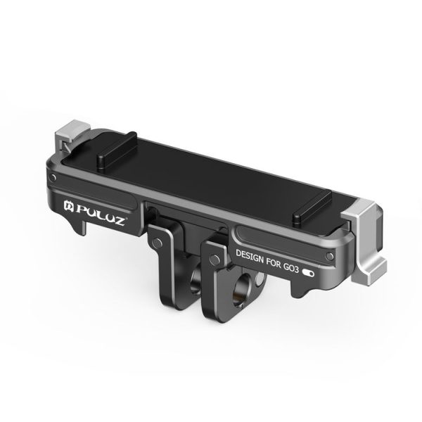 Insta360 GO3 / GO 3S PULUZ Magnetic ABS Quick Release Base Mount (Black) - Image 2