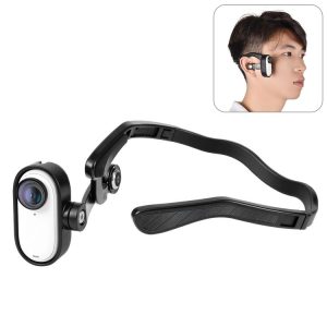 Insta360 GO 3 / GO 3S PULUZ Magnetic POV Holder Head Mount (Black)
