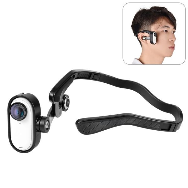 Insta360 GO 3 / GO 3S PULUZ Magnetic POV Holder Head Mount (Black)