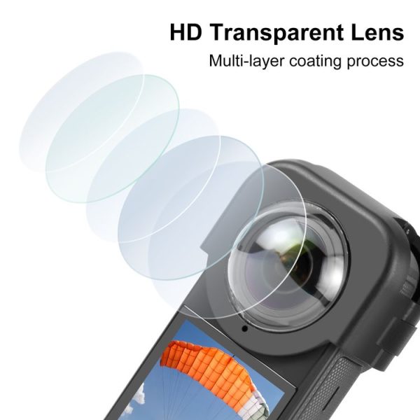 Insta360 X4 PULUZ Optical Glass Lens Guard Protective Cover - Image 6
