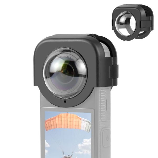 Insta360 X4 PULUZ Snap-on Lens Guard Protective Cover (Black)