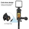 Insta360 X4 PULUZ Cold Shoe PC Plastic Protective Frame with Adapter Mount & Screw (Black) - Image 5