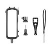 Insta360 X4 PULUZ Cold Shoe PC Plastic Protective Frame with Adapter Mount & Screw (Black) - Image 9