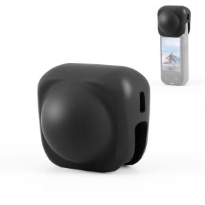Insta360 X4 PULUZ Silicone Protective Lens Cover (Black)