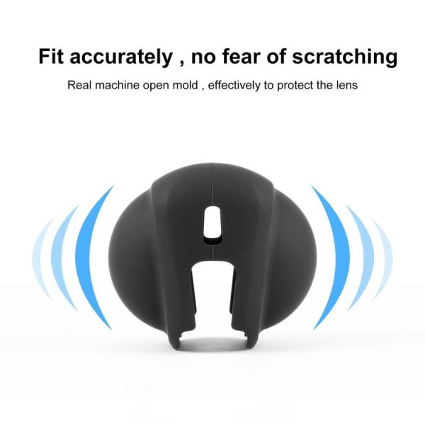 Insta360 X4 PULUZ Silicone Protective Lens Cover (Black) - Image 3