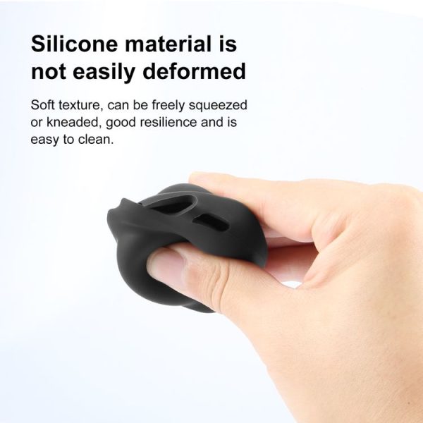Insta360 X4 PULUZ Silicone Protective Lens Cover (Black) - Image 4