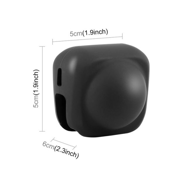 Insta360 X4 PULUZ Silicone Protective Lens Cover (Black) - Image 8