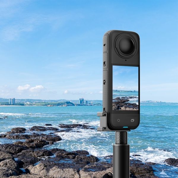 Insta360 X4 / X3 / One X2 PULUZ Selfie Stick Cold Shoe Extension Bracket (Black) - Image 7
