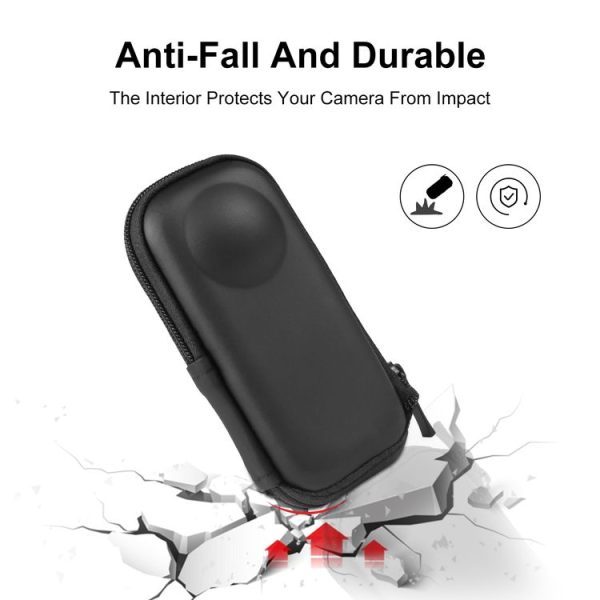 Insta360 X4 PULUZ Camera Portable Case Box Storage Bag (Black) - Image 3