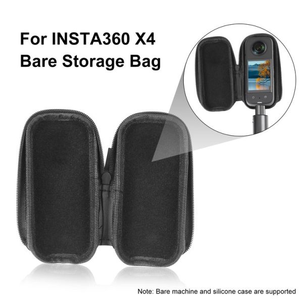 Insta360 X4 PULUZ Camera Portable Case Box Storage Bag (Black) - Image 5