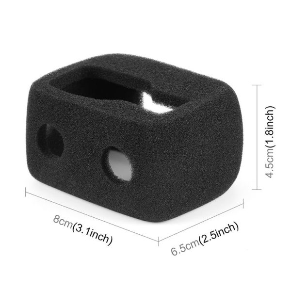 Insta360 Ace Pro / Ace PULUZ High Density Foam Windshield (Black) - Image 4
