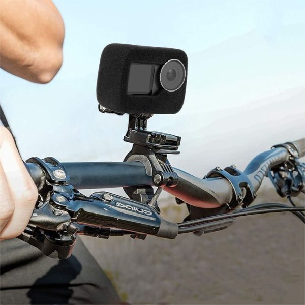 DJI Osmo Action 5 Pro / 4 / 3 PULUZ High Density Foam Windshield (Black) - Image 8