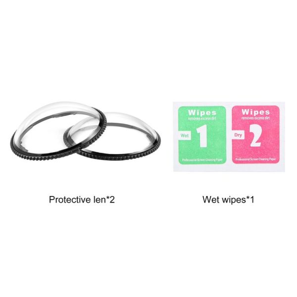Insta360 X4 PULUZ Rotation Optical Glass Lens Guard Protective Cover (Transparent) - Image 8