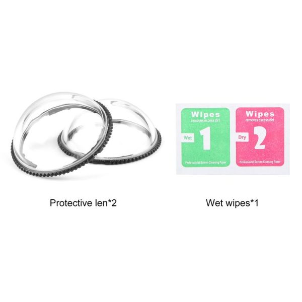 Insta360 X4 PULUZ Rotation PC Lens Guard Protective Cover (Transparent) - Image 8