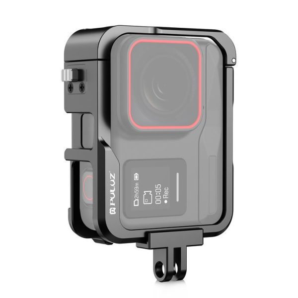 Insta360 Ace Pro PULUZ Metal Protective Cage Adapter Frame (Black)