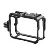 Insta360 Ace Pro PULUZ Metal Protective Cage Adapter Frame (Black) - Image 3