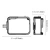 Insta360 Ace Pro PULUZ Metal Protective Cage Adapter Frame (Black) - Image 4
