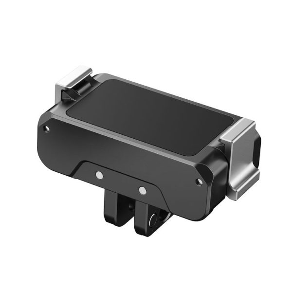 DJI Osmo Action 4 / 3 PULUZ Magnetic Quick Release Metal Base (Black) - Image 3