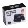 Multifunctional Digital Color LCD Display LED Projection Alarm Clock with Weather Station / Temperature / Humidity / Calendar (Black) - Image 8