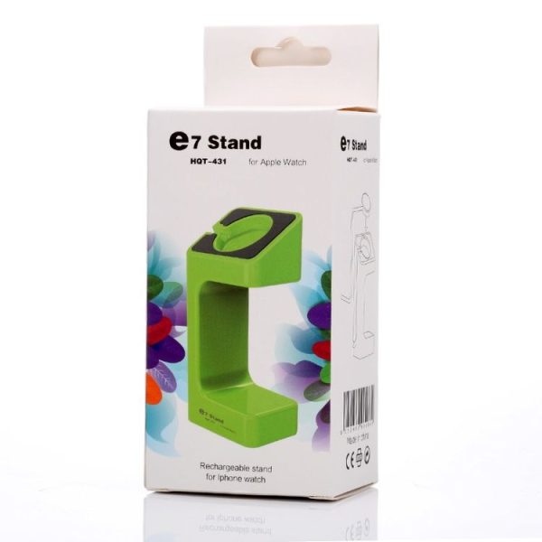 Apple Watch 38mm / 42mm Lazy Bracket E7 Stand Charger Holder (Green) - Image 5