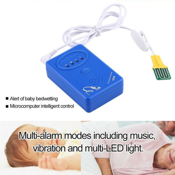 SVY001B Adult / Baby Bedwetting Enuresis Urine Bed Wetting Alarm +Sensor With Clamp (Blue) - Image 7