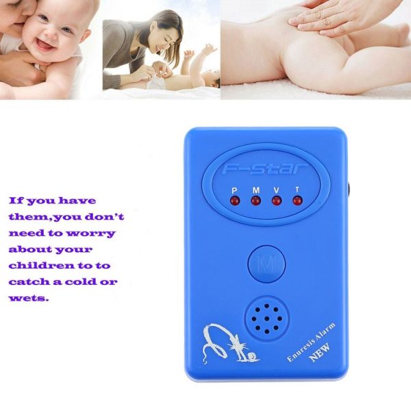 SVY001B Adult / Baby Bedwetting Enuresis Urine Bed Wetting Alarm +Sensor With Clamp (Blue) - Image 8