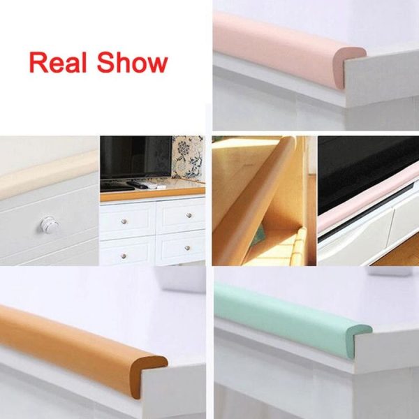 212cm Baby Edge Cushion Foam with Self-adhesive Tape (Coffee) - Image 6
