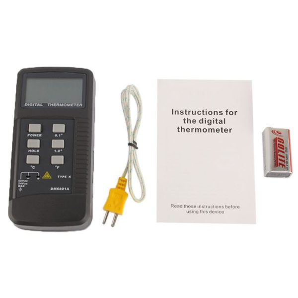 Digital Thermometer with K-Type Sensor (DM6801A) - Image 6